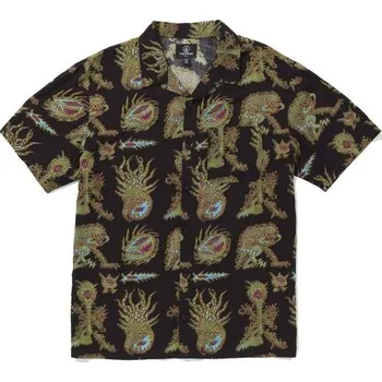 Pánská košile KOŠILE VOLCOM Tetsunori S/S - černá - XL + při osobním odběru 1 595 Kč