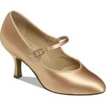 Taneční boty Supadance 1012 satén tělová podpatek 6,5 cm Velikost: 4,5