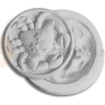 Kuchyňská sůl Silikonová forma na cukrovou hmotu ve tvaru znaku horoskopu Raka - SLK151, 38 mm | SILIKOMART, SugarFlex