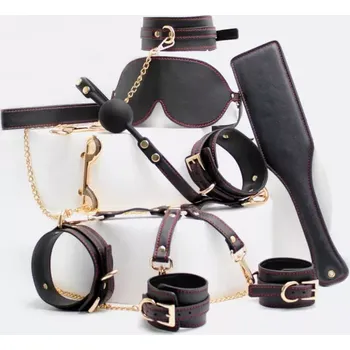 Elegantní cestovní BDSM sada pomůcek Enjoy It černá