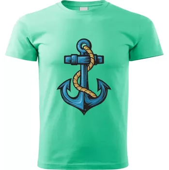 Pánské tričko Vodácké tričko s kotvou dětské 134 (tričko pro vodáky kotva dětské )