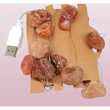 Vánoční dekorace LED světelný řetěz s oranžovým jadeitem na USB