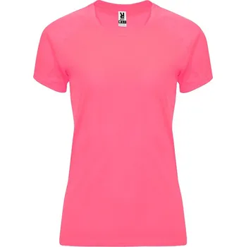Dámské tričko JOOM JOOM dámské sportovní tričko BAHRAIN, svítivě růžová - M
