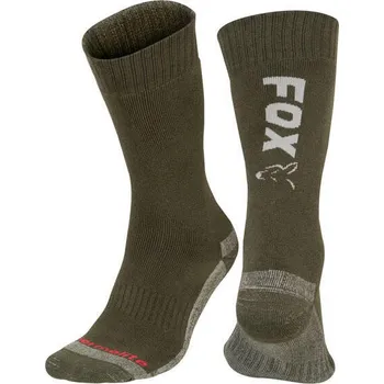 Pánské ponožky Fox International Fox termo ponožky Green/Silver Thermolite Long Socks Velikost: 6/9 - 40/43 (CFW118)