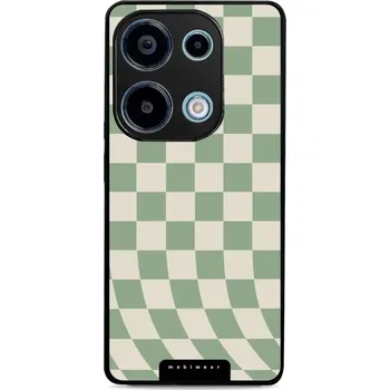 Pouzdro na mobilní telefon Lesklý kryt Mobiwear Glossy - Xiaomi Redmi Note 13 Pro 4G / Poco M6 Pro 4G - GA58G Zelená a béžová šachovnice (Prémiové lesklé pouzdro, obal, kryt Mobiwear Glossy na mobil Xiaomi Redmi Note 13 Pro 4G / Poco M6 Pro 4G - GA58G Zelená a béžová šachovnice,)