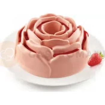 Kuchyňská sůl Forma na cukrovinky a dorty SFT251 ROSE, růže 22x10 cm | SILIKOMART, Celebration