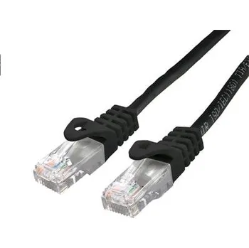Síťový kabel C-TECH CB-PP6-3BK patch, Cat6, UTP, 3m, černý