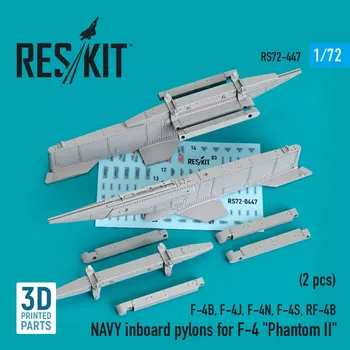 Plastikový model Reskit 1/72 NAVY inboard pylons F-4 'Phantom II' (2 pcs.)