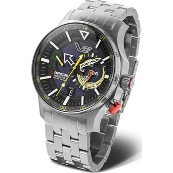 Hodinky Hodinky Vostok Expedition North Pole Solar Power 24H VS57/595A735B + Dárek zdarma