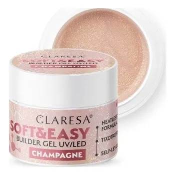 Lak na nehty CLARESA STAVEBNÍ GEL NA NEHTY SOFTEASY CHAMPAGNE 90G