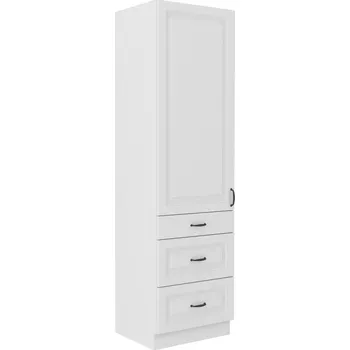 Šatní skříň LEMPERT Skříň STELLA 22 (60 cm) bílý mat / bílý