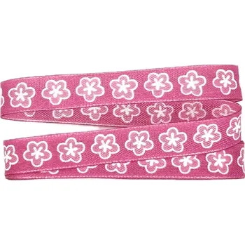 Stuha Stuha taftová PINK PARADISE sytě růžová 15mm x 2m (7,50 Kč/m) (Stuha taftová PINK PARADISE, barva sytě růžová, s potiskem, s vetkaným vlascem v lemu)