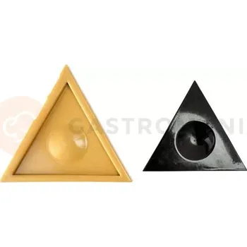 Čokoládová tyčinka Silikonová forma na cukrovou hmotu nebo čokoládu ve tvaru rovnostranného trojúhelníku - 150 mm | SILIKOMART, SugarFlex Gold