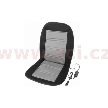 Autokosmetika vyhřívaný potah sedačky s termostatem, 2 stupňová regulace teploty, napájení 12 V (připojení do zapalovače) šedý