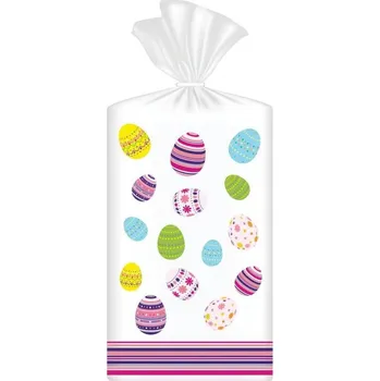 Sáček na potraviny Celofánové sáčky se čtyřbarevným potiskem vajíček maxi 18x30 cm / 1 kus