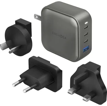 ENERGEA TravelWorld GaN100 nabíječka GaN PD100W s PPS44W & QC3.0, Gunmetal