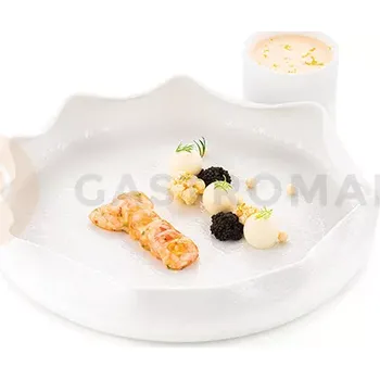 Kuchyňská sůl Silikonová forma na předkrmy, humří ocas, 12x 81x42x15 mm | SILIKOMART, Scampo 20