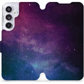 Pouzdro na mobilní telefon Flipové pouzdro Mobiwear - Samsung Galaxy A55 5G - V147P Mlhovina (Knížkové flip pouzdro, obal, kryt na mobil Samsung Galaxy A55 5G - V147P Mlhovina, materiál Umělá kůže + TPU - ochrana 360°, stojánek, silikonová vanička, magnetické zavírání)