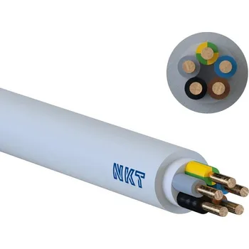 elektrický kabel Kabel NYM-J 5x1,5 (žlutozelená-modrá-hnědá) pro pevné uložení