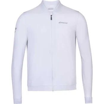 Pánská větrovka BABOLAT PLAY JACKET MEN WHITE pánská bunda