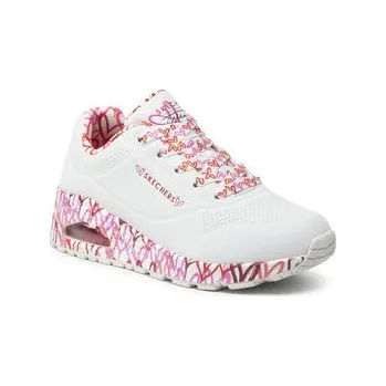 Dámské tenisky Sneakersy Skechers Uno Loving Love 155506/WRPK Bílá 35