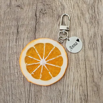 Pomeranč přívěsek na klíče