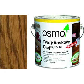 barva a nátěr na dřevo Osmo - tvrdý voskový olej barevný, jantarová - 125 ml