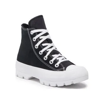 Dámská móda Sneakersy Converse Chuck Taylor All Star Lugged Hi 565901C Černá 37_5
