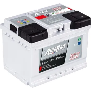 Autobaterie Autobaterie Galaxy Silver 61 Ah 12V, 242x175x175 mm