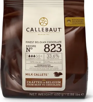 Čokoláda Callebaut Belgická čokoláda mléčná 33,6 % 400 g