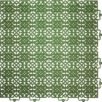 Venkovní dlažba Fatra Terrasol 31107328 38 x 38 x 1 cm zelená