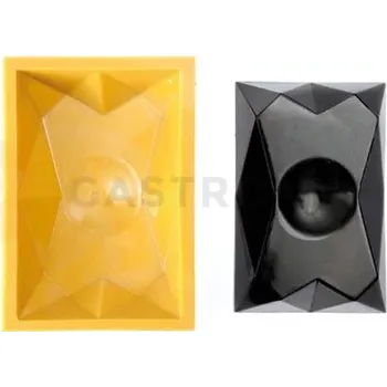 Kuchyňská sůl Silikonová forma na cukrovou hmotu nebo čokoládu ve tvaru diamantů - 130x200x40 mm | SILIKOMART, SugarFlex Gold