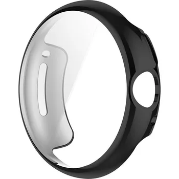 Příslušenství k chytrým hodinkám Silikonový kryt pro Google Pixel Watch 1, 2 - Černý