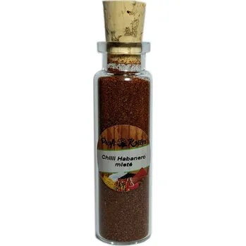 Koření Profikoření - Chilli Habanero mleté, lahvička (12g) (Pálivost: 290 000 SHU, EXTRÉMNĚ PÁLIVÉ)