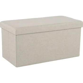 Taburet Skládatelný taburet, béžová, ORELIA