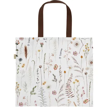 Povlečení DARRÉ Saténová eko taška Boho kvítí Velikost: velká 50 x 45