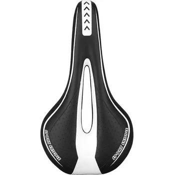 Sedlo na kolo Pohodlné gelové sedlo pro MTB a silniční kola - Bílý