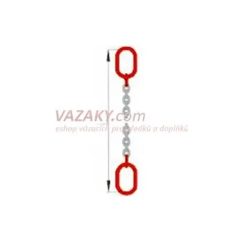 Upínací popruh Ganas spol. s.r.o. ŘETĚZ OKO-OKO Ø 10 - Pevnostní Třída 8. - 3150Kg Nosnost: 3150 kg, Délka: 1 m, Průměr řetězu: ø 10 mm