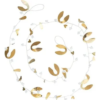 Vánoční dekorace Bastion Collections GUIRLAND MISTLETOE BRASS ANTIQUE, girlanda jmelí EW/GUIRLAND 001
