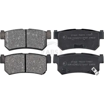 Brzdová destička Sada brzdových destiček, kotoučová brzda A.B.S. 37460