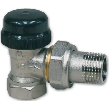 Ventil Ivar VS 2102 N termostatický ventil DN15 rohový, dvouregulační, s přednastavením, mosaz