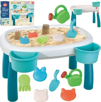 Herní stolek iMex Toys Dětský vodní stůl 2v1 bílý/modrý