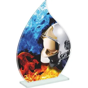 Skleněná trofej CRH20244M04 | Hasiči