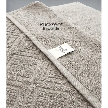 Koupelnová předložka Koupelnové předložky GRAPHICS MOSAIC RELIEF, béžová, Framsohn Výška cm: 120, Šířka cm: 67