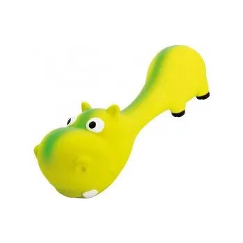 Hračka pro psa Hrošík ležící - tvar činky, se zvukem