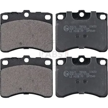 Brzdová destička Sada brzdových destiček, kotoučová brzda A.B.S. 36621