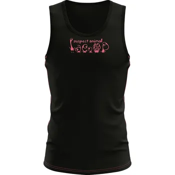 Dětský funkční nátělník JEDNOROŽEC černá Bamboo Ultra - Lososová / 150