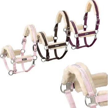 Ohlávka Eskadron Faux-Fur Double pin