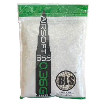 Airsoftová kulička Airsoft kuličky BB BLS Precision 0.36g/2800 (bílé)