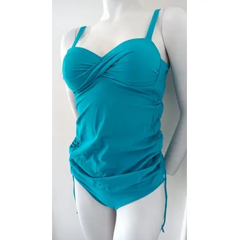 Dámské plavky Dámské dvoudílné plavky tankiny Raisa III tyrkysové - Gwinner 38